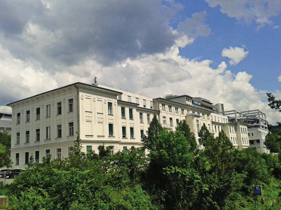 Univerzitní nemocnice ve Štýrském Hradci.