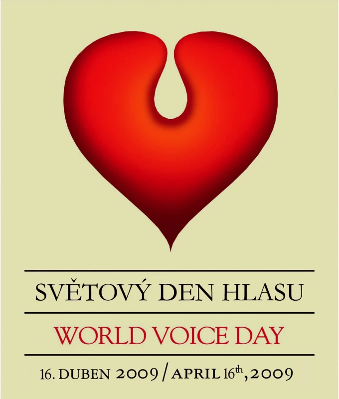 Logo Světového dne hlasu.